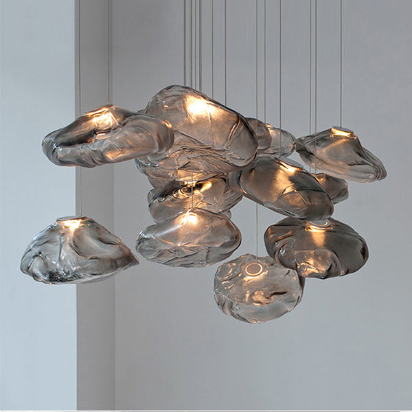 Postmodern Light Luxury Glass Decorative Chandelier